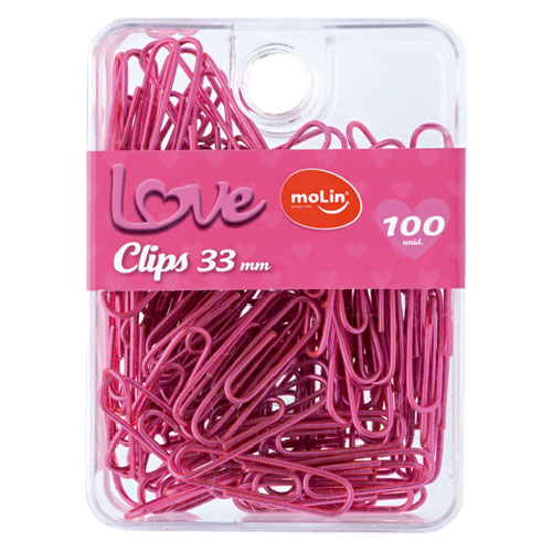 CLIPS LOVE PINK 33mm – 31575