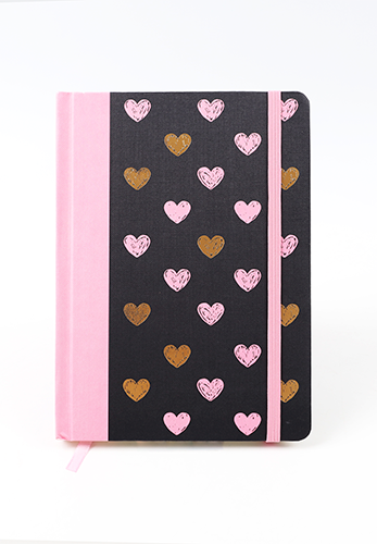 CADERNO LOVESKINE BLACK HEART – 40051