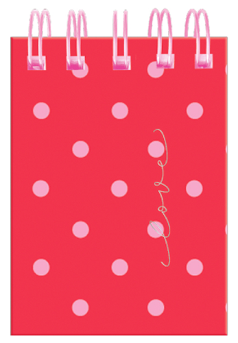 CADERNO POCKET ARGOLADO PINK POÁ – 40014