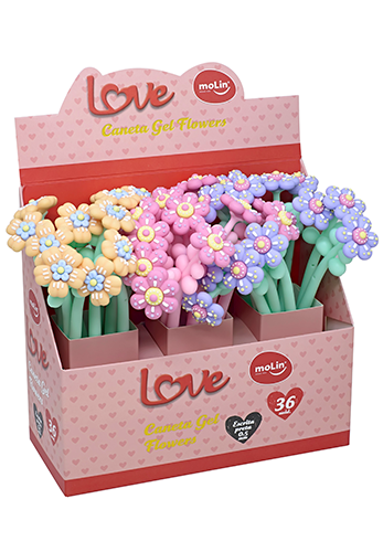 CANETA GEL LOVE FLOWERS 1 – 1332