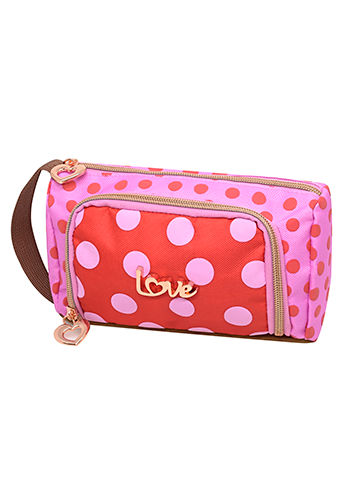 ESTOJO LOVE PINK POÁ TRIANGULAR – 40272