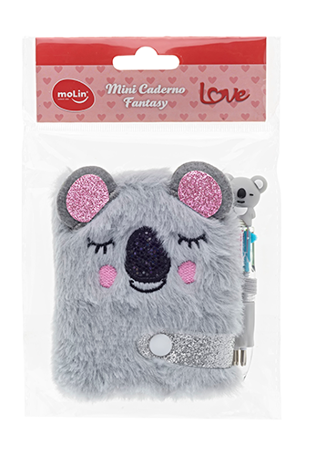 MINI CADERNO LOVE FANTASY COALA – 23494