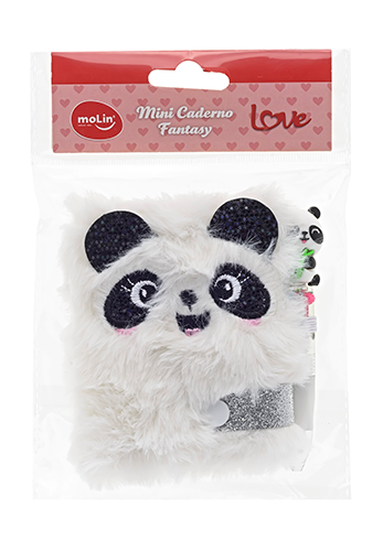 MINI CADERNO LOVE FANTASY PANDA- 23497