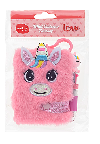 MINI CADERNO LOVE FANTASY UNICÓRNIO – 23499