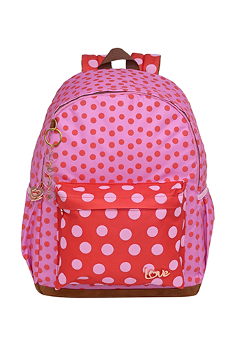 MOCHILA LOVE PINK POÁ – 40270