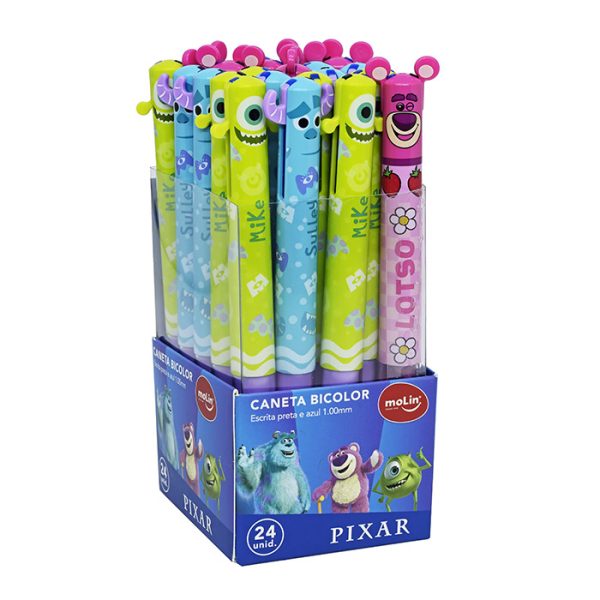 CANETA BICOLOR PIXAR 1MM – 32708